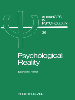 cover image of Psychological Reality